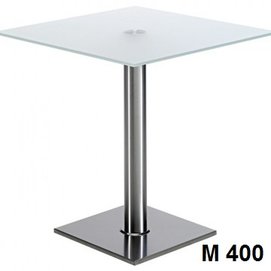 sklenený stôl do kaviarne