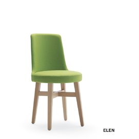 zelená stolička do gastro zariadení